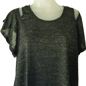 Cold Shoulder Black Top NWT